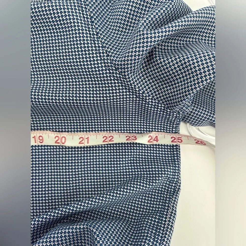Society Of Threads Shirt Mens Size XL 17.5 Long Sleeve Button Up Contrast Collar